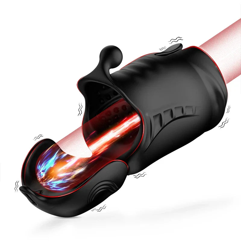 XG14 - Glans Trainer with Dual Motors, 10 Vibration Modes & Full Coverage Stimulation