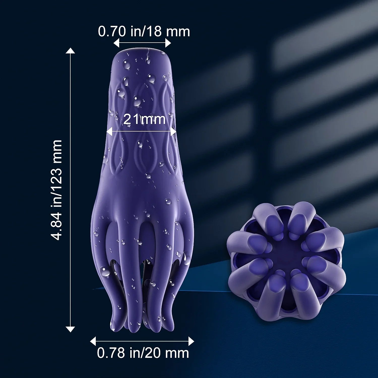 XG15 - Glans Trainer Masturbator with 10 Vibration Modes & Full-Wrap Tentacle Stimulation