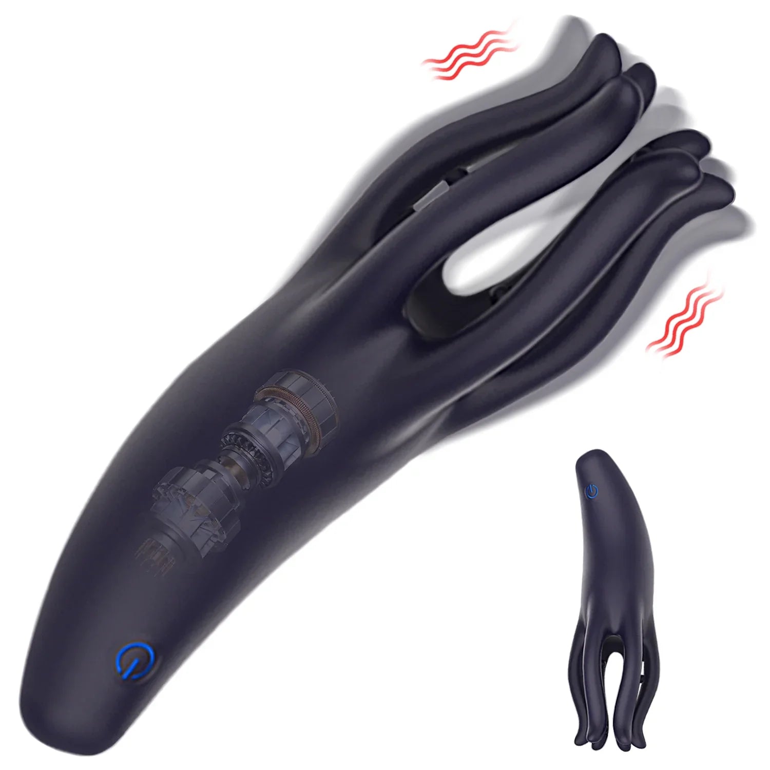 XG17 - Full-Wrap Tentacle Glans Trainer Masturbator with 10 Vibration Modes