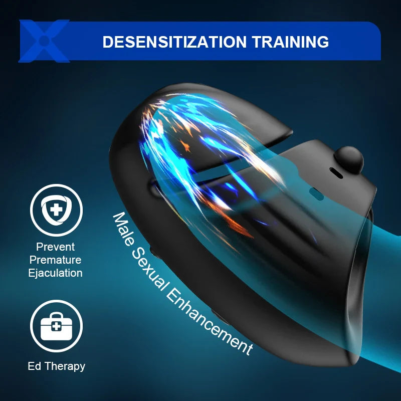 XG1 - App-Controlled Glans Trainer with Adjustable Strap, 9 Vibration Modes & Hands-Free