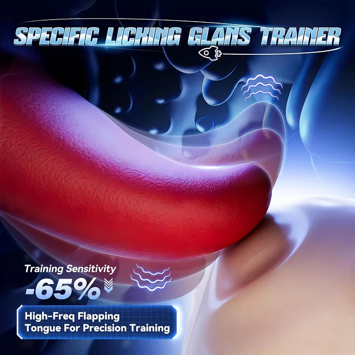 XG1 Pro - App-Controlled Vibration Glans Trainer with 360° Stimulation & Licking