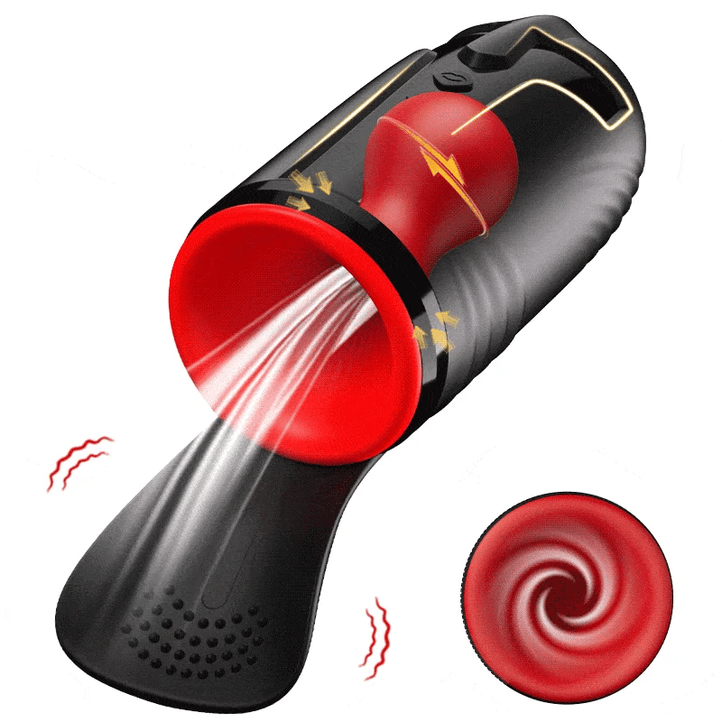 XG23 - Large Deep Glans Stimulation with Suction, Rotation & Vibration Modes