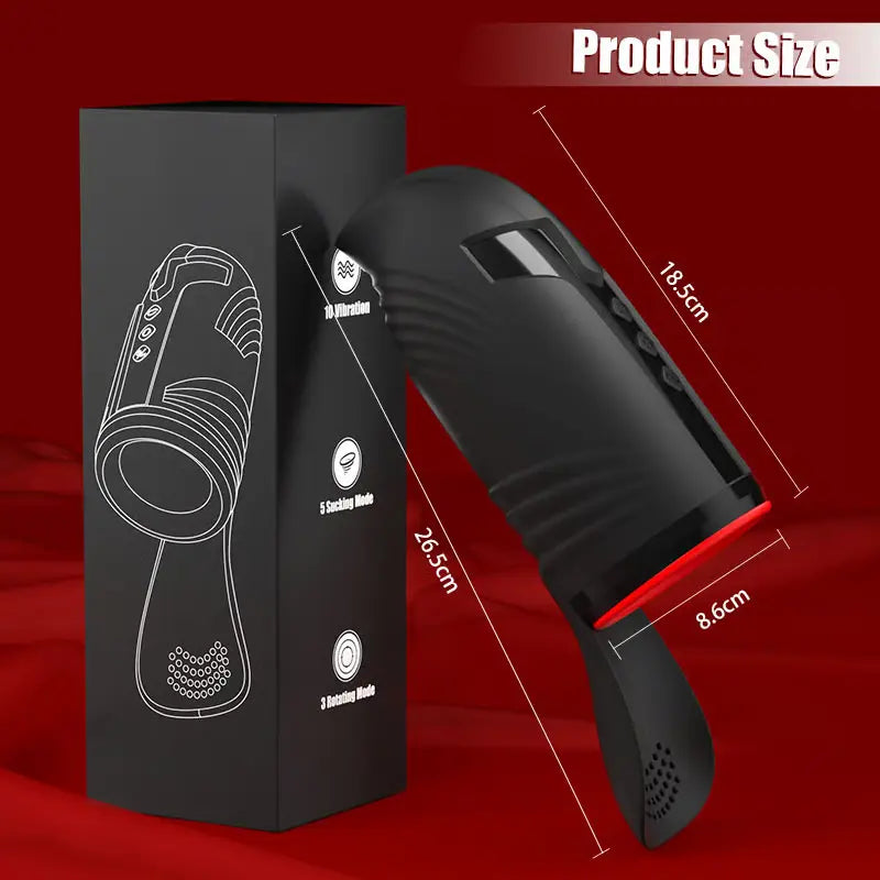 XG23 - Large Deep Glans Stimulation with Suction, Rotation & Vibration Modes