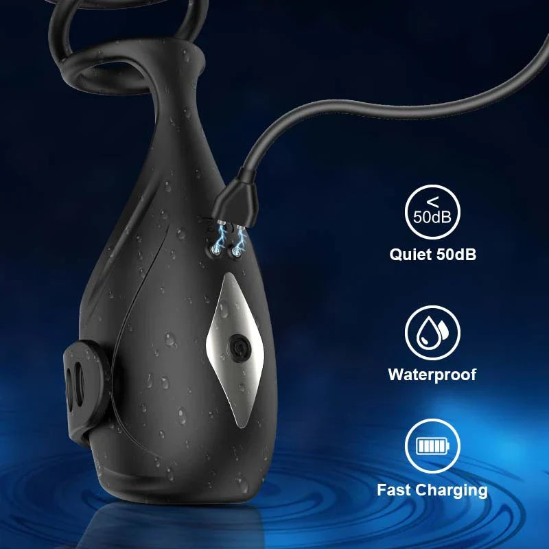 XG5 - App-Controlled 9 Vibration Modes Glans Trainer with Adjustable Buckle & Flexible Ring