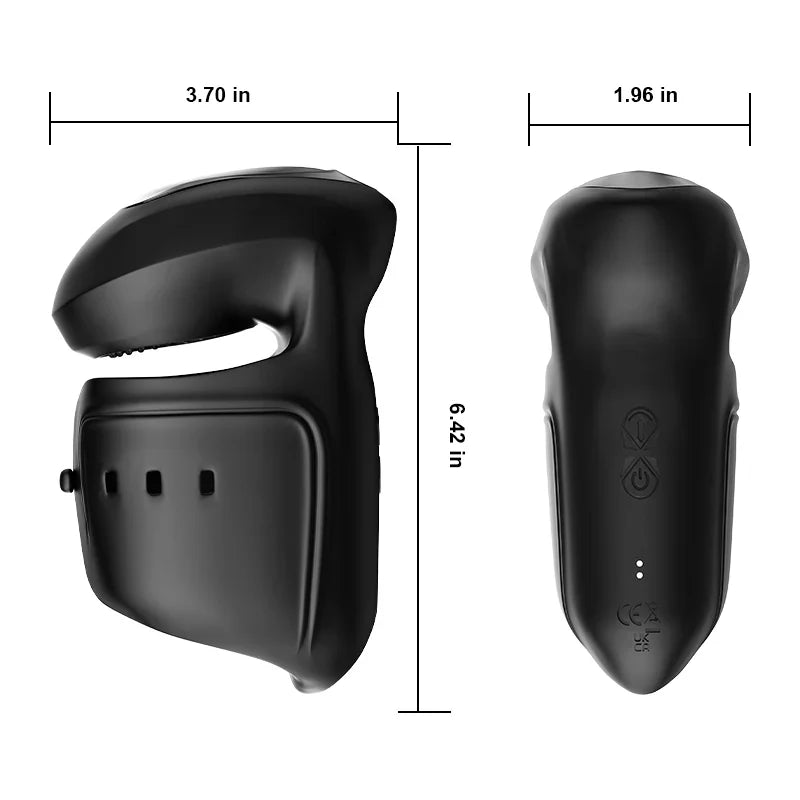 XG8 - Adjustable 10 Vibration Glans Trainer with Fold-Back Cover & Stamina Training Support