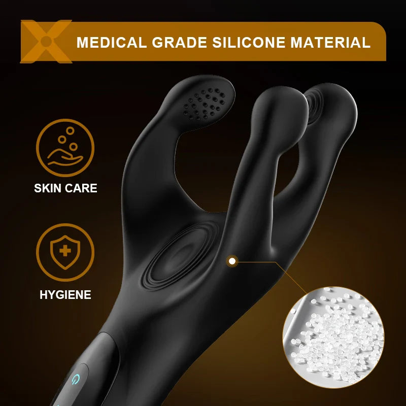 XG9 - Portable Glans Trainer Masturbator with 10 Vibration Patting Stimulation