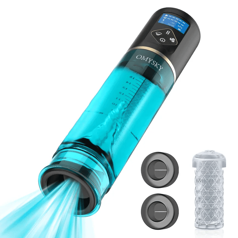 XP6 - Hydro Penis Pump with 6 Suction Modes, LED Display & Waterproof Design
