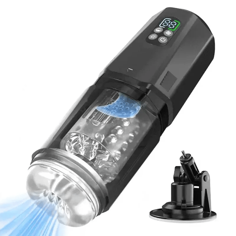 XR19 – Hands Free Masturbator Thrusting Rotating Vibrating App Interaction