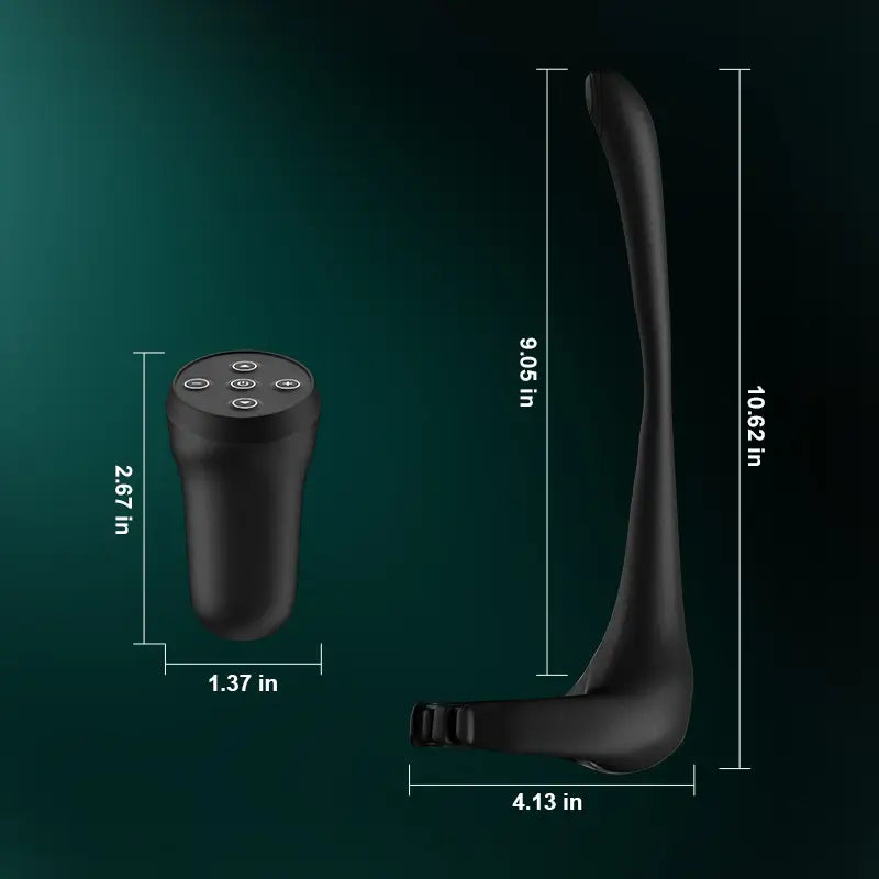 PR4 - Adjustable Vibrating Cock Ring with 10 Vibration Modes & Prostate Stimulator