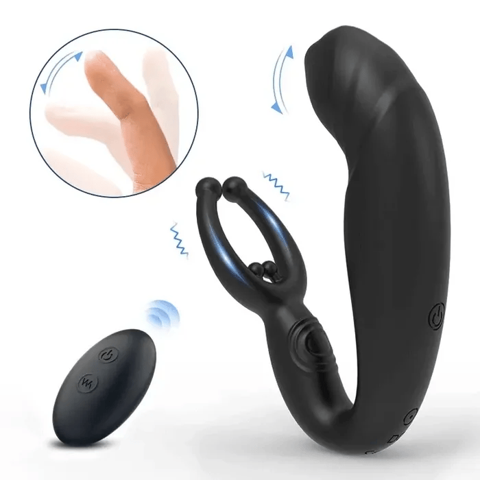 PM11 - Beaded Prostate Massager with 9 Vibration Modes & Multi-Point Stimulation