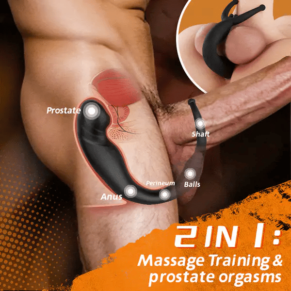 PM11 - Beaded Prostate Massager with 9 Vibration Modes & Multi-Point Stimulation