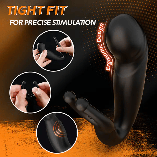 PM11 - Beaded Prostate Massager with 9 Vibration Modes & Multi-Point Stimulation