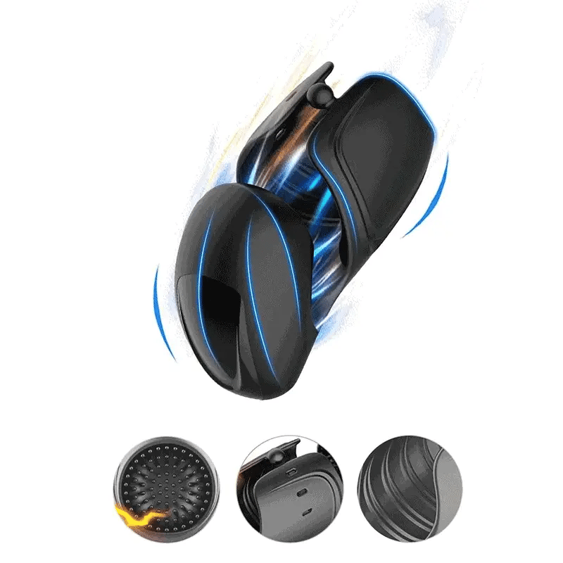 XG8 - Adjustable 10 Vibration Glans Trainer with Fold-Back Cover & Stamina Training Support