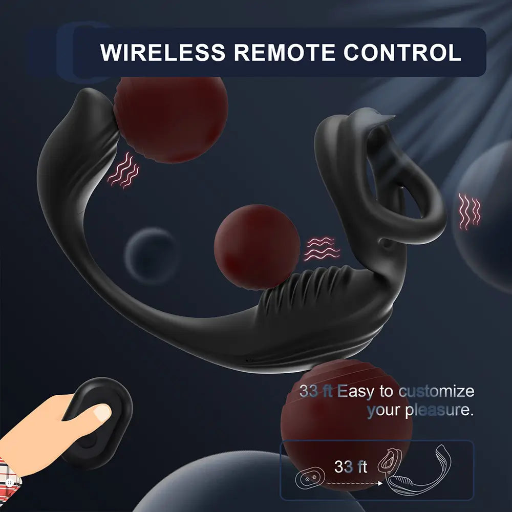 PM5 - Dual Motor Prostate Massager with Multi-Point Stimulation & Remote Control