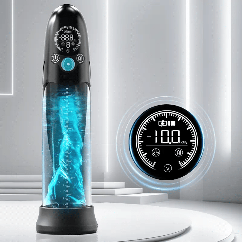 XP50 - AI Hydro Penis Pump with Digital Display, Dual Suction Modes & Smart Pressure Control