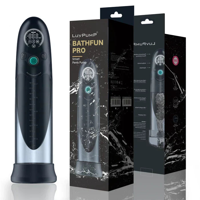 XP50 - AI Hydro Penis Pump with Digital Display, Dual Suction Modes & Smart Pressure Control
