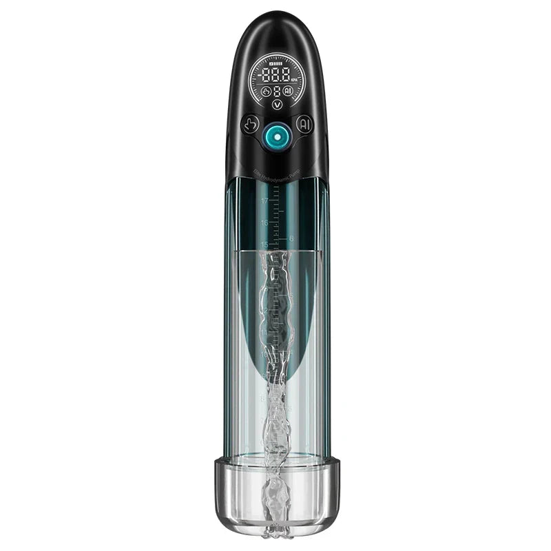 XP50 - AI Hydro Penis Pump with Digital Display, Dual Suction Modes & Smart Pressure Control