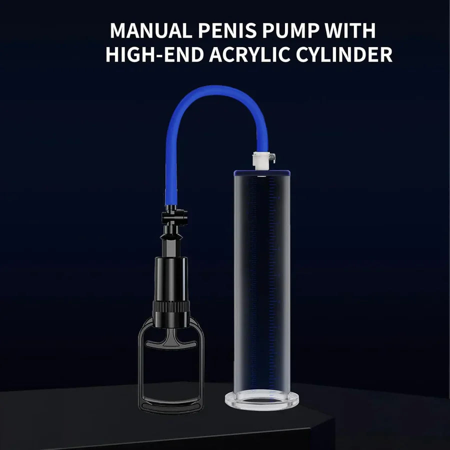 XP103S - ClassiMax T-Handle Manual Penis Pump with Quick-Disconnect & Pressure Control