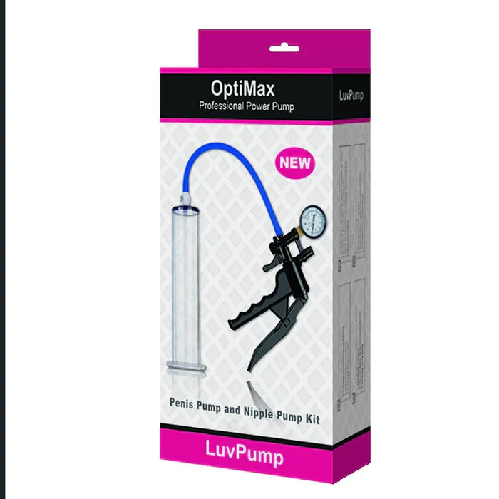 XP13S - Pistol-Grip Manual Penis Pump with Pressure Gauge & Quick-Release Valve