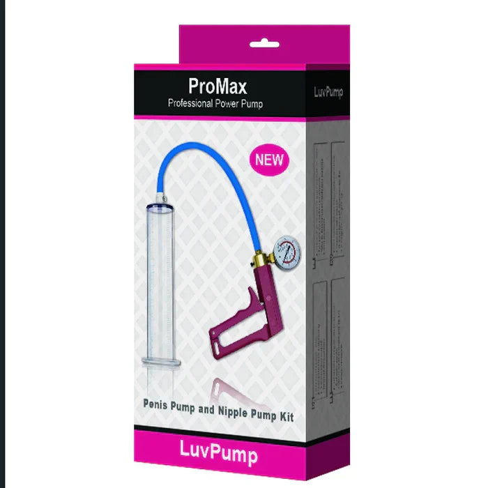 XP12S - Manual Penis Pump with Squeeze-Lever Power & Pressure Gauge