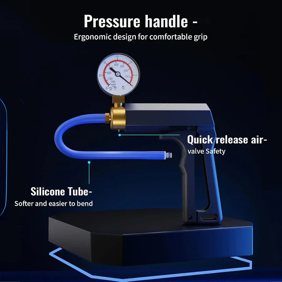 XP12S - Manual Penis Pump with Squeeze-Lever Power & Pressure Gauge