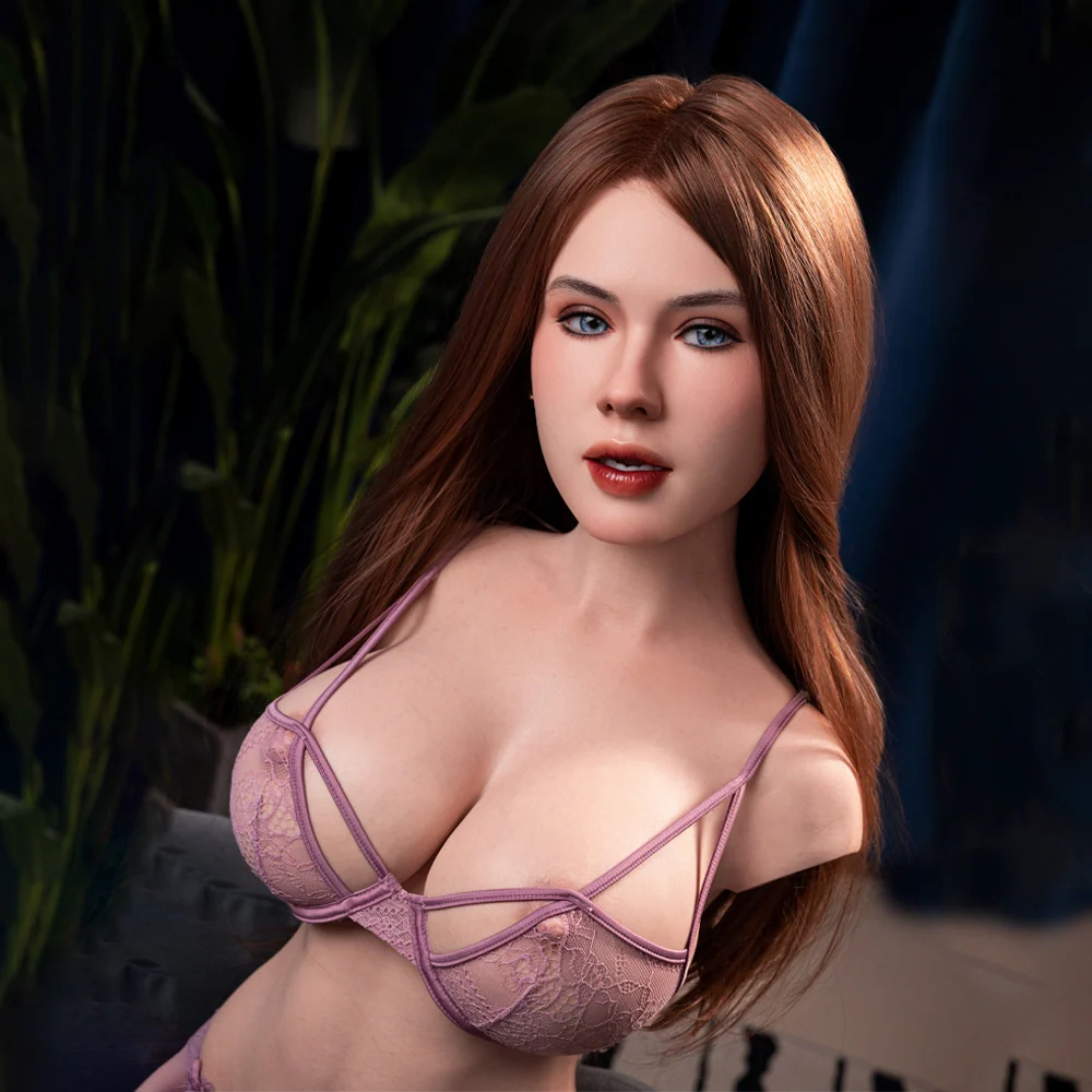 Nina - 44LB Realistic Gel Breast Silicone Sex Doll with ROS Head