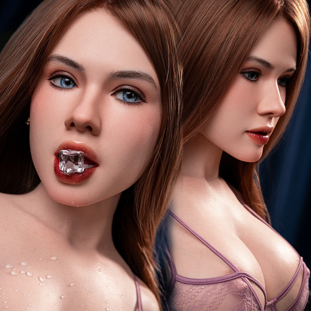 Nina - 44LB Realistic Gel Breast Silicone Sex Doll with ROS Head