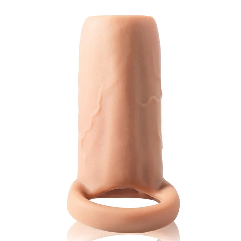 CS11 - 3.7" x 2" Silicone Penis Girth Sleeve with Open-End Fit & Added Thickness