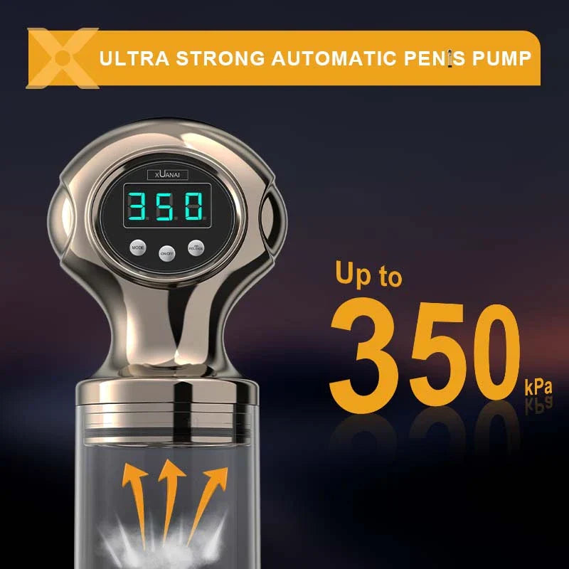 XP15 - Ultra Power Penis Pump with One-Click Release & Adjustable Pressure Control