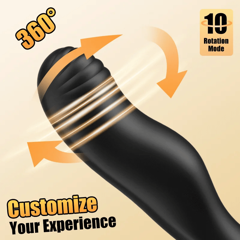 PM10 - Wearable Multi-Point Stimulation Prostate Massager with 10 Vibration & 360° Rotating Modes