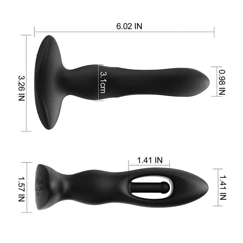 PM4 - Remote Control Prostate Massager with Vibrating & Thrusting Motion