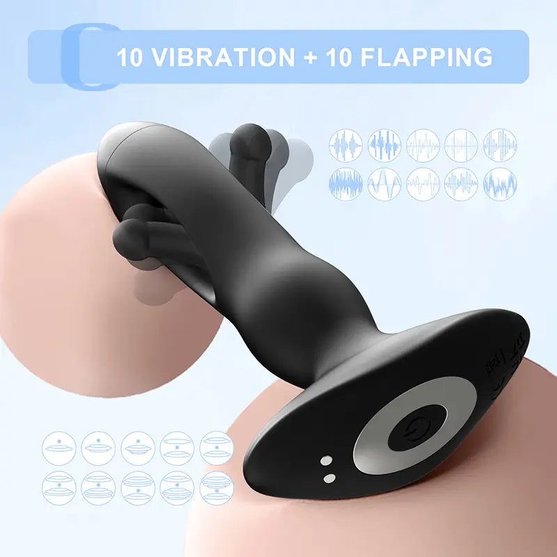 PM4 - Remote Control Prostate Massager with Vibrating & Thrusting Motion