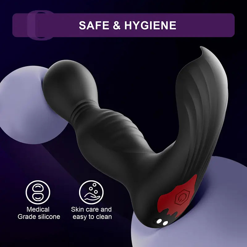 PM8 - App-Controlled Prostate Massager with Triple Motors & Multi-Mode Stimulation
