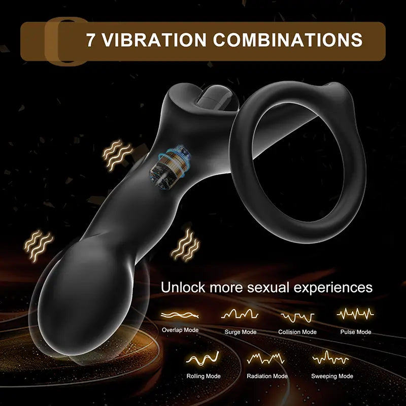 PM1 - Leten Raptor Prostate Massager with Dual Stimulation & 7 Vibration Modes