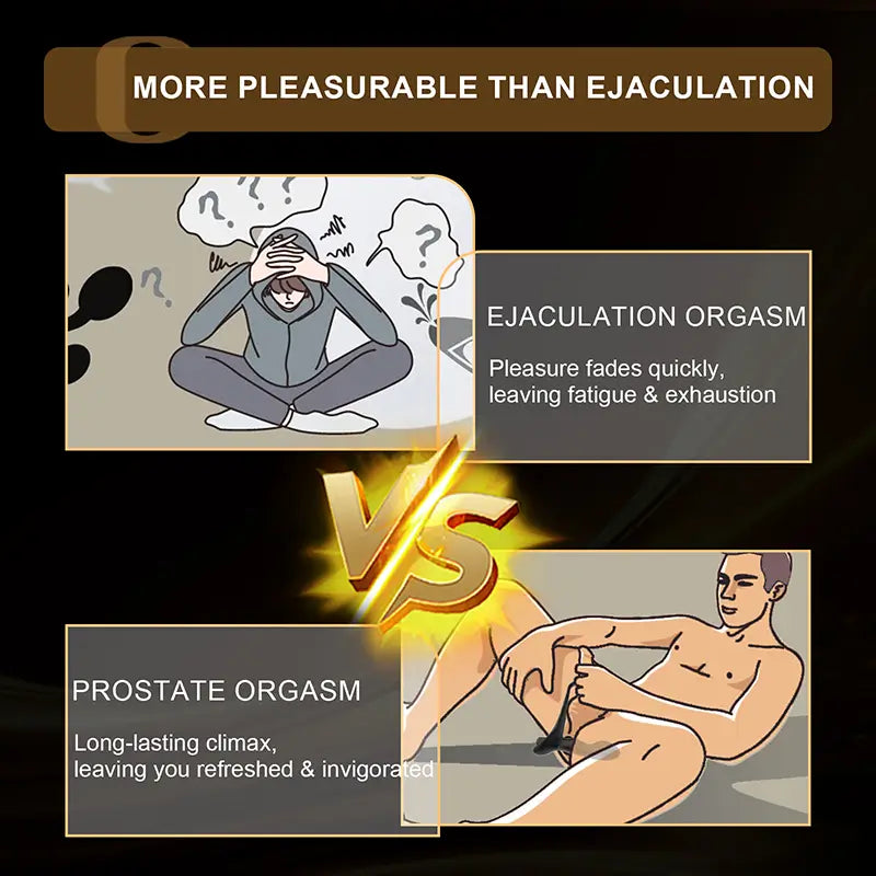PM1 - Leten Raptor Prostate Massager with Dual Stimulation & 7 Vibration Modes