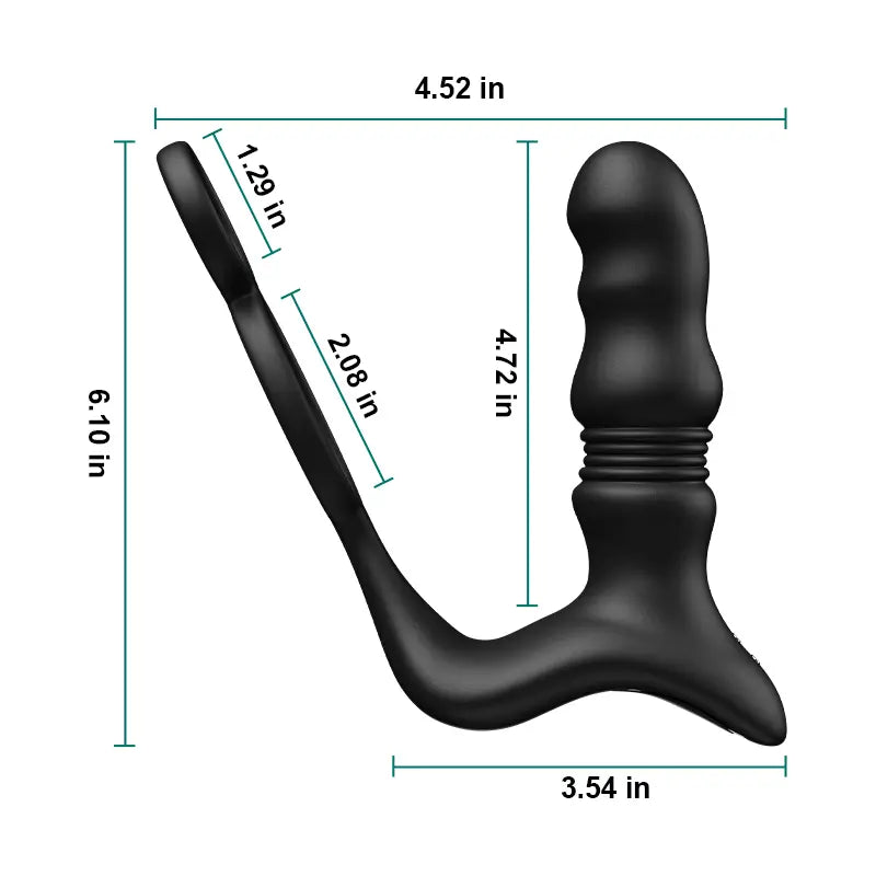 PM9 - Wearable Prostate Massager with Thrusting Motion, Vibration & Remote Control