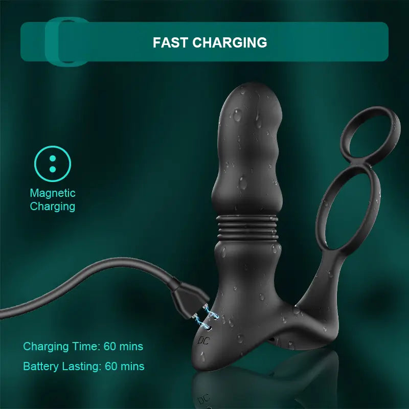 PM9 - Wearable Prostate Massager with Thrusting Motion, Vibration & Remote Control