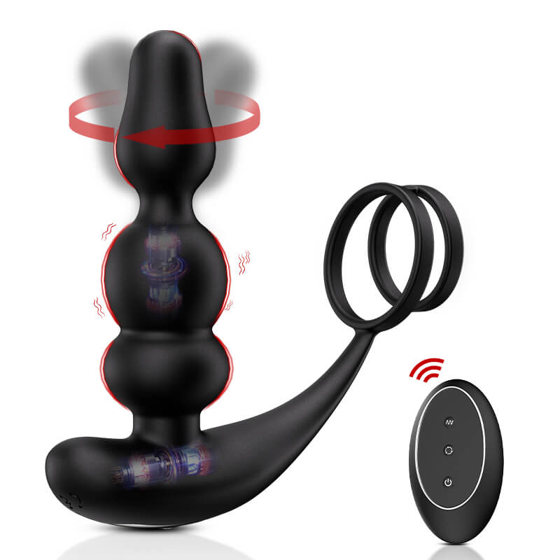 PM14 - Wearable Rotating Prostate Massager with Vibration & Remote Control